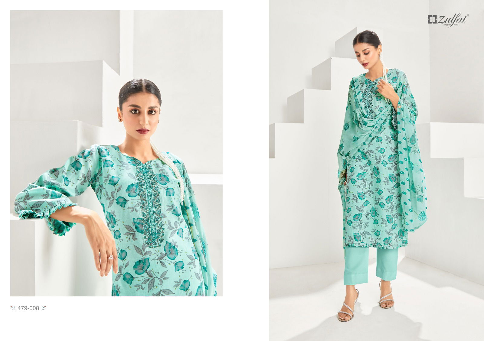 Zulfat Khwaish Daily Wear Wholesale Printed Cotton Dress Material